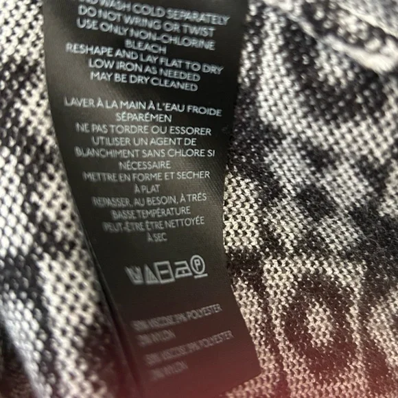 Anthropologie Black and White Cowl Neck Sweater - Picture 9 of 9